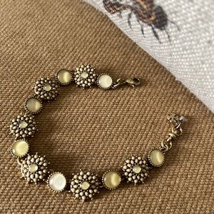 LUCKY BRAND BEJEWELED FLOWER BRACELET